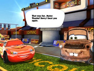 тачки молния маквин игра как мультфильм