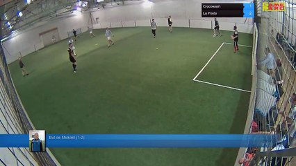 But de Mickaël  (1-2) - Crocowash Vs La Poste - 18/09/17 21:00 - LIGUE 4 - Poitiers Game Parc