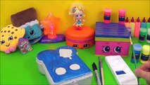 DIY Shopkins Mystery Edition 2 NEON Shopkins Storage! DIY Paint Craft Toy Video
