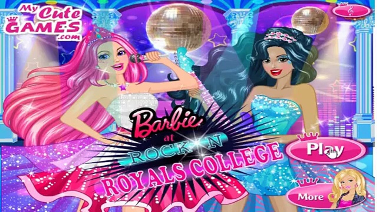 À les meilleures université pour des jeux filles Roche vidéo Barbie n royal barbie