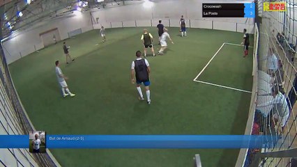 But de Arnaud (2-3) - Crocowash Vs La Poste - 18/09/17 21:00 - LIGUE 4 - Poitiers Game Parc