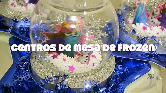 CENTRO DE MESA PARA FIESTA DE FROZEN! FACIL Y ECONOMICO! - video Dailymotion