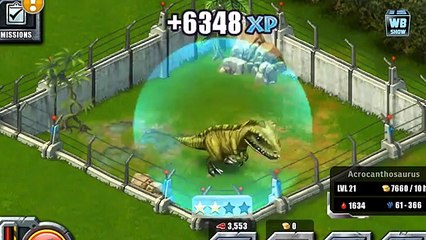 Jurassic Park Builder - Acrocanthosaurus [Jurassic Park] [Full Evolution]