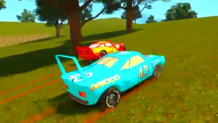 Et campagne la famille doigt Roi foudre des montagnes Courses chansons Mcqueen dinoco 43