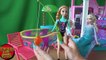 En video y Barbie muñecas del dibujo animado con peces Anna Elsa captura piscina de Barbie