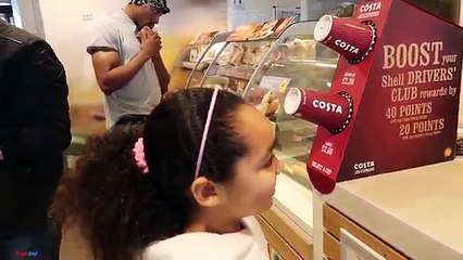 Bad Kids Driving Power Wheels Ride On Car Pranks! Toy Shopping Petrol Station (SKIT)