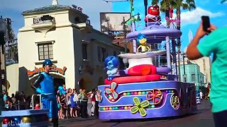 [HD] Disney Inside Out Pre Parade w/ talking charers @ California Adventure Full Show 1080p 60fps