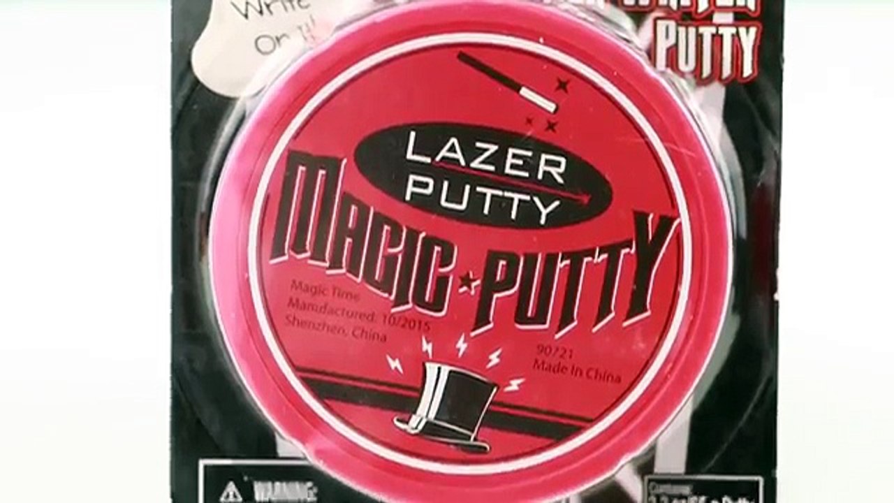Magic Lazer Putty Toy - Draw on Putty with a Purple Laser!