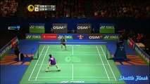 Lee Chong Wei SUPER SMASH, Lightning SPEED ( With Jump Smashes )