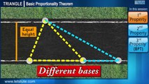 Basic Proportionality Theorem | Thales Theorem | Geometry | Math | LetsTute