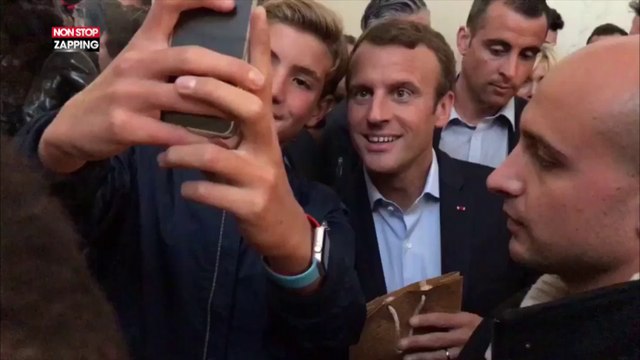 Emmanuel Macron fait un tendre compliment à sa femme Brigitte (vidéo)