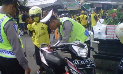 Hanya Dalam 30 Menit, 20 Motor Ini Terjaring Razia