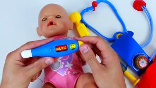 Baby doll toy Medical kit nurse doctor playset Fisher Prise. Video for Kids