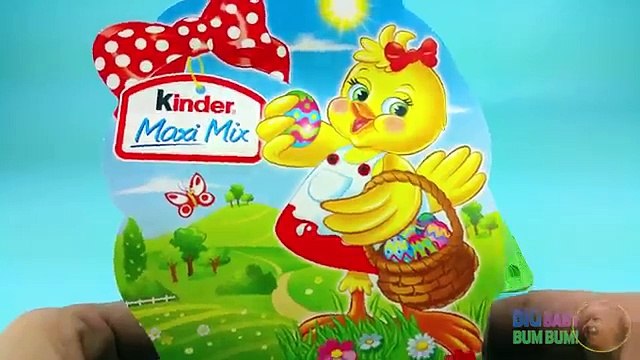 Kinder Surprise Eggs Special Edition Easter Toys Mix Opening & Unboxing