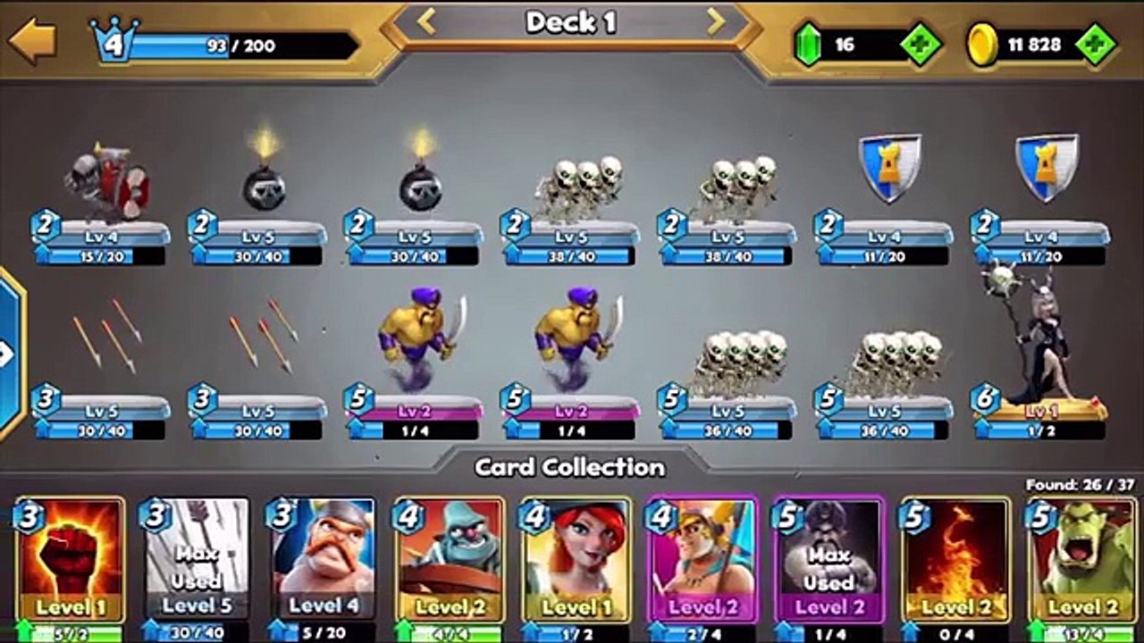 Castle Crush - SKELETON ARMY DECK! | Castle Crush Epic Strategy Game! –  Видео Dailymotion