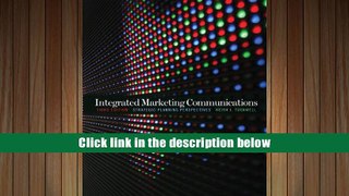 PDF  Integrated Marketing Communications: Strategic Planning Perspectives Keith J. Tuckwell Trial