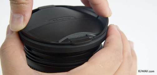 Hoocap DSLR 58_62 mm lens cap hood 2in1 filter thread screw on quick open installation guide | KiWAV