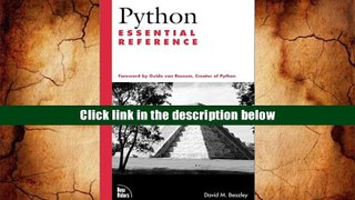 Download [PDF]  Python Essential Reference David Beazley For Kindle