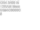 Corsair DOMINATOR PLATINUM 1 DDR4 2400 MTs PC419200 DRAM Memory CMD32GX4M4C3000C15
