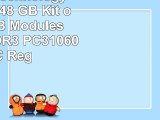 Kingston Technology ValueRAM 48 GB Kit of 3 3x16 GB Modules 1333MHz DDR3 PC310600 ECC