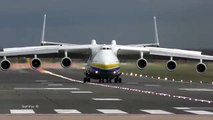 Antonov An225 Mriya landing in England 4K video Антонов Ан-225 Мрия посадка в Англии