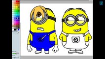 Minions Coloring Pages for Kids ► Minions Coloring Games ► Minions Coloring Book Part 05