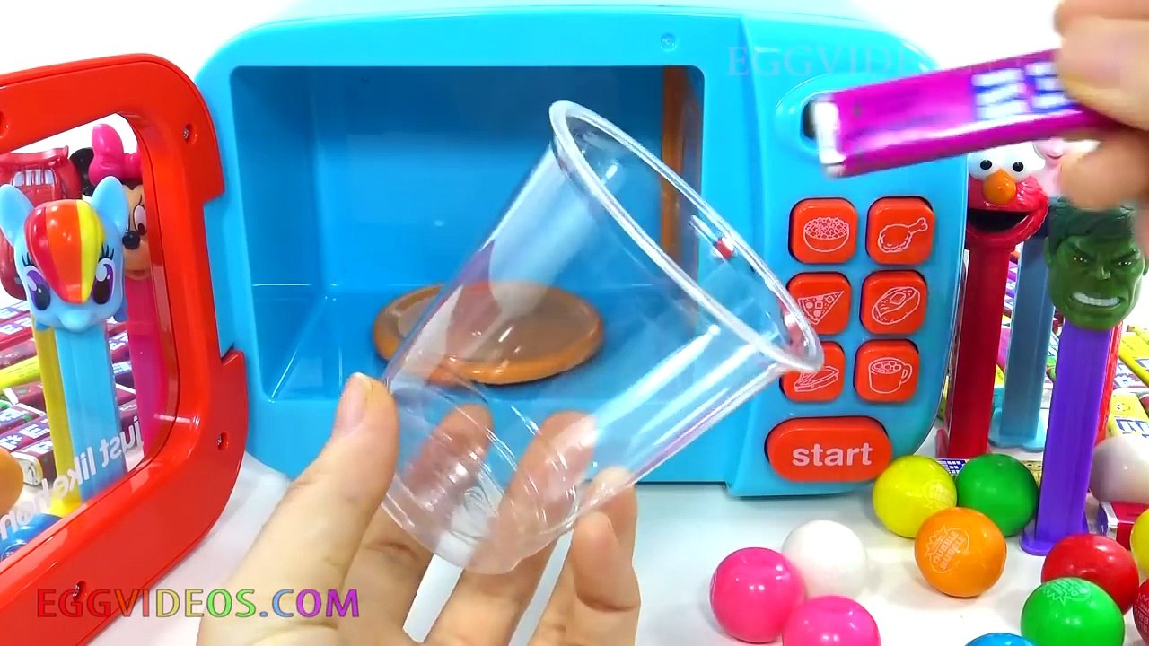 Learn Colors! Play Doh Fish Mold Fun and Creative for Kids PEZ Microwave Toys Kinder Surpr