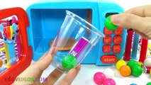 Learn Colors! Play Doh Fish Mold Fun and Creative for Kids PEZ Microwave Toys Kinder Surpr