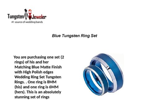 Tungsten Wedding Ring Sets - Tungsten Jeweler