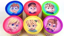 Learn Colors ALVINNN!!! and the Chipmunks, Chipettes, Playdoh Lid Toy Surprises IRL / TUYC
