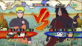 Naruto Shippuden Ultimate Ninja Storm 3 | Naruto Kurama Vs Madara - Gameplay lets play