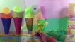 6 Play Doh Ice Cream Surprise Eggs Colorful Cones Peppa Pig My Little Pony Minions Cars Hot Wheels