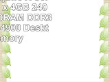 GSKILL Ripjaws X Series 16GB 4 x 4GB 240Pin DDR3 SDRAM DDR3 1866 PC3 14900 Desktop