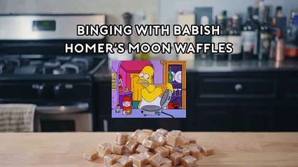 Binging with Babish: Homer Simpsons Patented Space Age Out-Of-This-World Moon Waffles