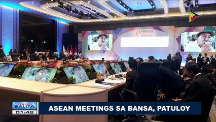ASEAN meetings sa bansa, patuloy