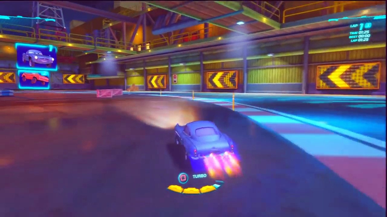 Cars 2 gameplay - Finn McMissile Level 1 Training Part 4/8