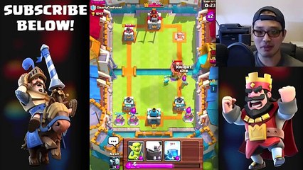 Clash Royale FOUR GOLEM STRATEGY! FUNNIEST / WEIRDEST EPIC TROLL DECK GAMEPLAY