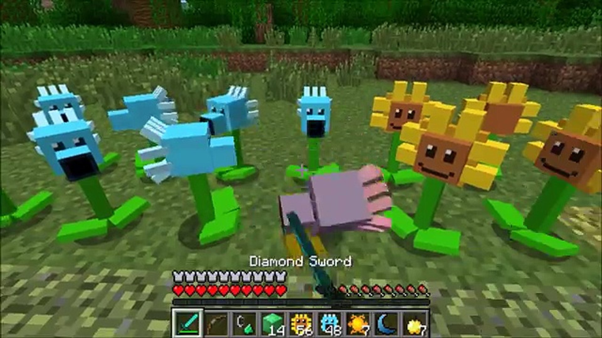 Minecraft How To Make A Portal To The Plants Vs Zombies Dimension Pvz Dimension Showcase 動画 Dailymotion