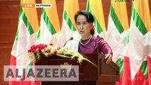 Aung San Suu Kyi's speech in full: ‘We condemn all human rights violations'