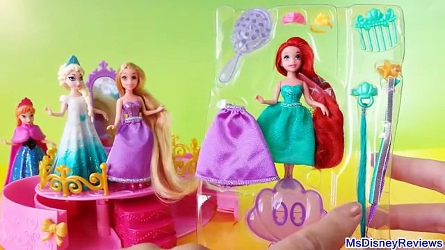 Rapunzel Royal Style Studio Playset Color Changing Doll Disney Princess Color Changers Ariel Belle