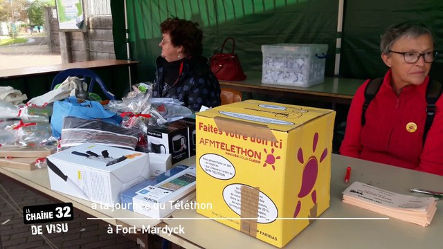 A la journée du Téléthon à Fort-Mardyck