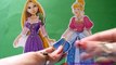 Cô Bé Lọ Lem Công Chúa Tóc Mây Búp Bê Gỗ (Bí Đỏ) Cinderella and Rapunzel Wooden Magnetic Doll