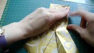 Как сделать открытки своими руками из бумаги. Платье оригами