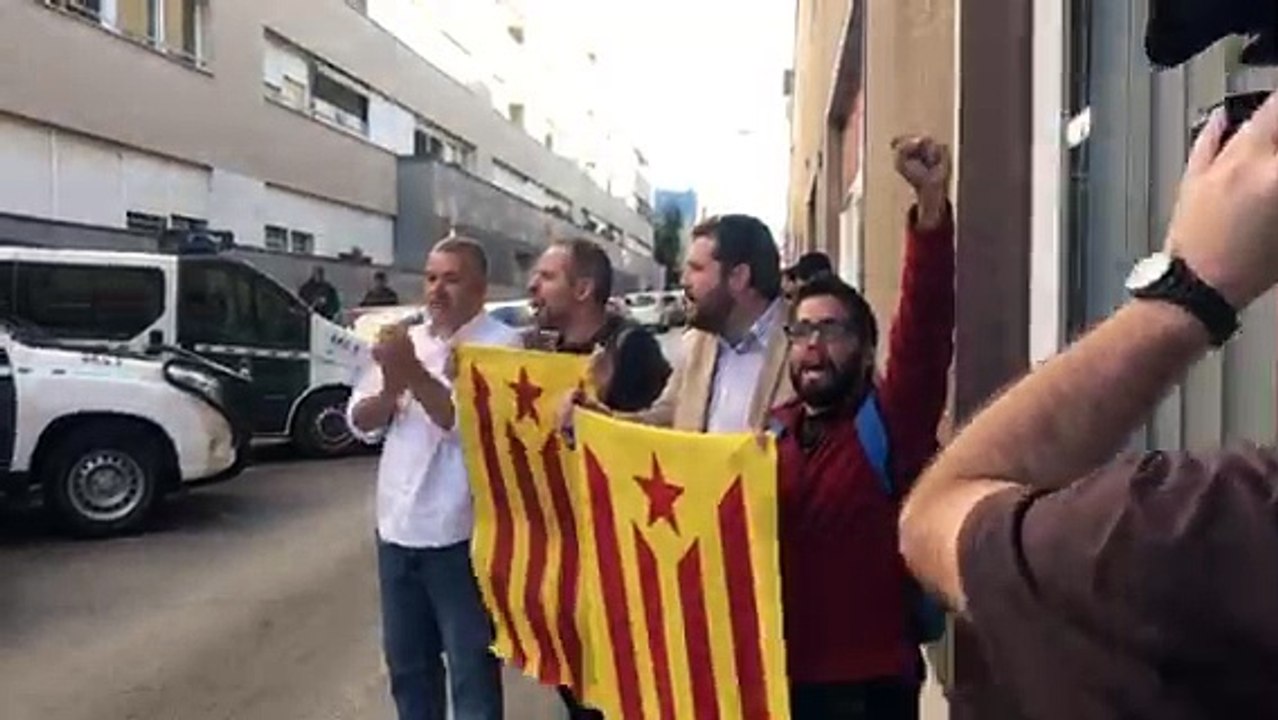 Concentració a Unipost a Terrassa