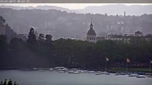 La foudre tombe sur un arbre à Annecy