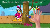 Donald Duck Finger Family Song for Kids - Learning colors for Kids with Donald Duck Nursery Rhymes