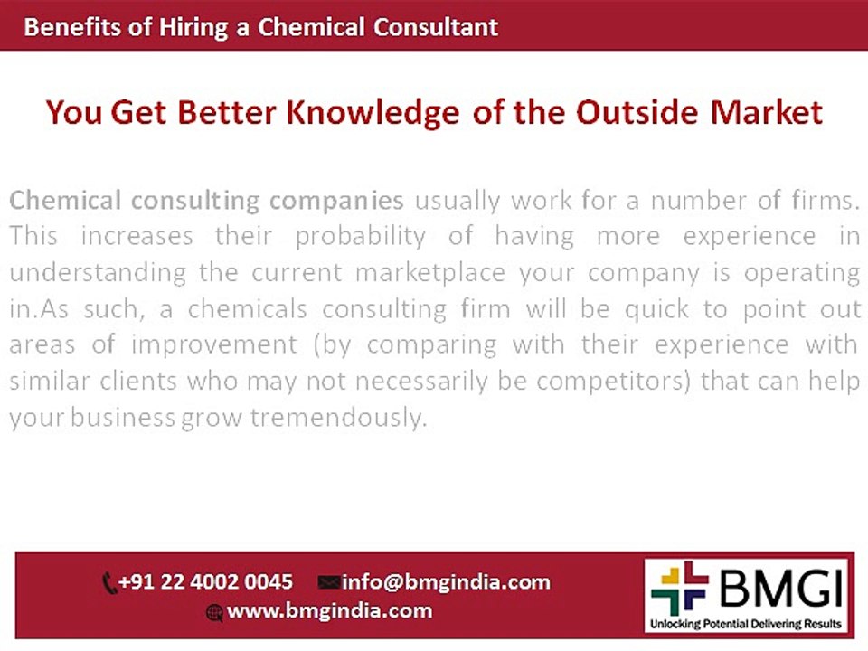 Benefits of Hiring a Chemical Consultant