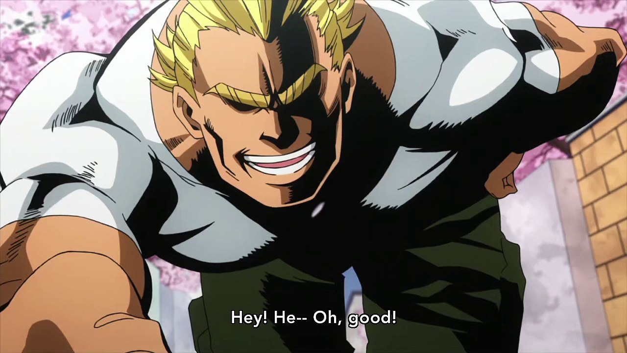 My Hero Academia Deku meets All Might