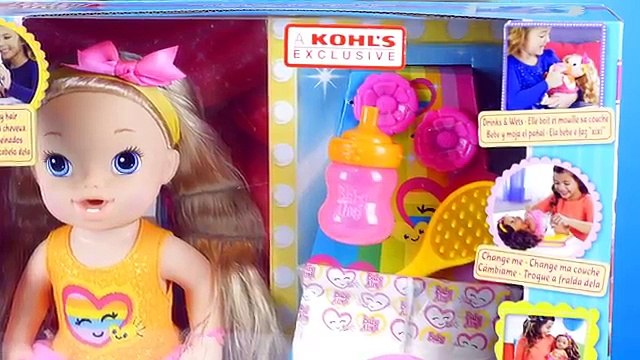 BABY ALIVE DOLL DARCY DRINKS AND PEES, PEPSI SODA LIP BALM, DARCYS DANCE CLASS TOY REVIEW FUN