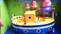 Pig George e Peppa Pig Conhecem o Barco do Vovô Pig Brinquedos e Surpresas Unboxing